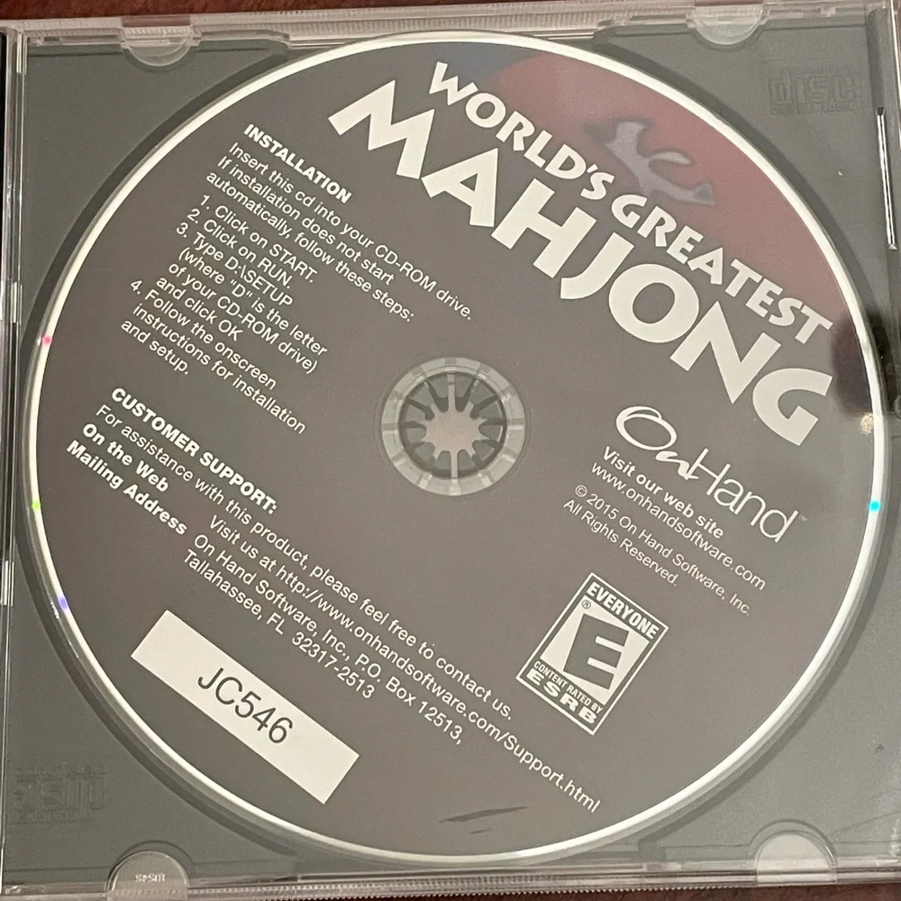 PC Game: World's Best Mahjong with 3 complete Mahjong games.